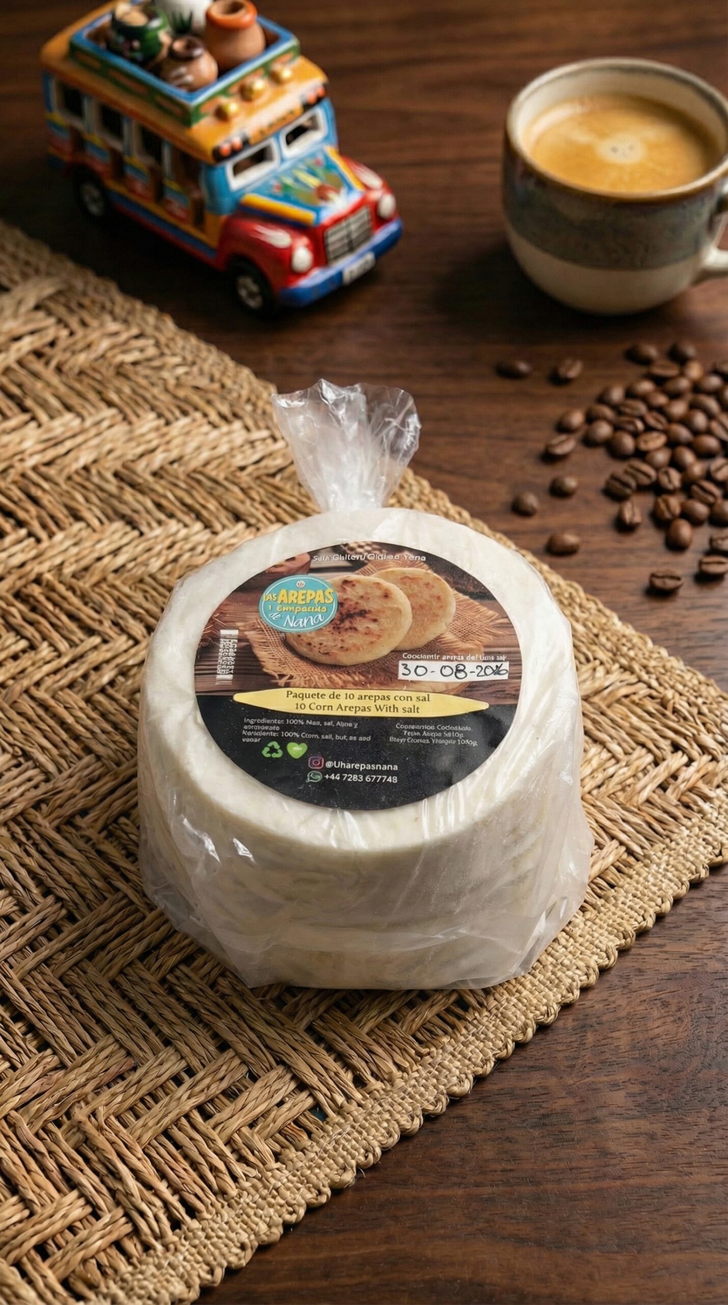 Arepas Paquete x 10 Con sal (AREPAS DE NANA) - ECL Shop