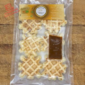 Pandebono Waffles con Arequipe paquete x 6 (taste of colombia)