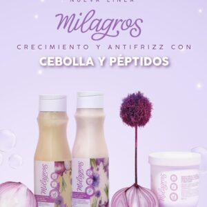 KIT CEBOLLA y PEPTIDOS Shampoo  500ml (MILAGROS)