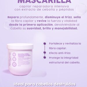 CEBOLLA y PEPTIDOS Mascarilla 450ml (Milagros)